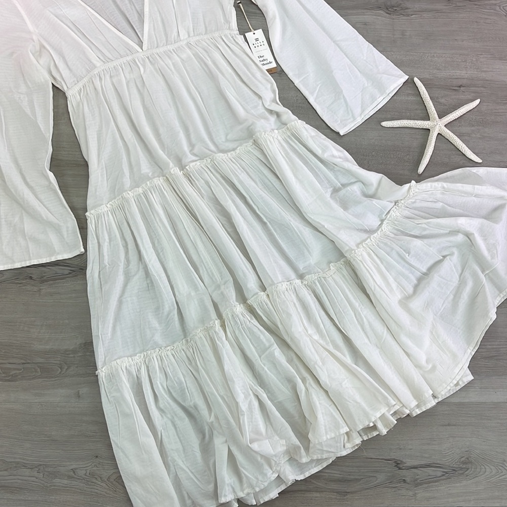 🔆BILLABONG🔆 WANDER LUST WHITE MAXI DRESS - Picture 8 of 15
